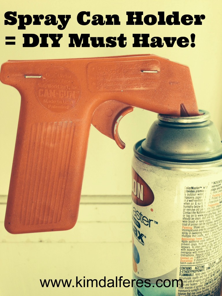 spray can holder with text