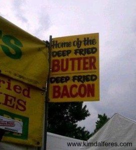 deep fried butter with text