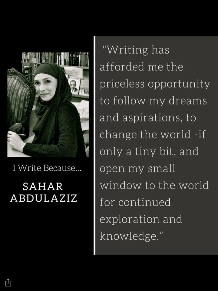 TAA - I write because sahar